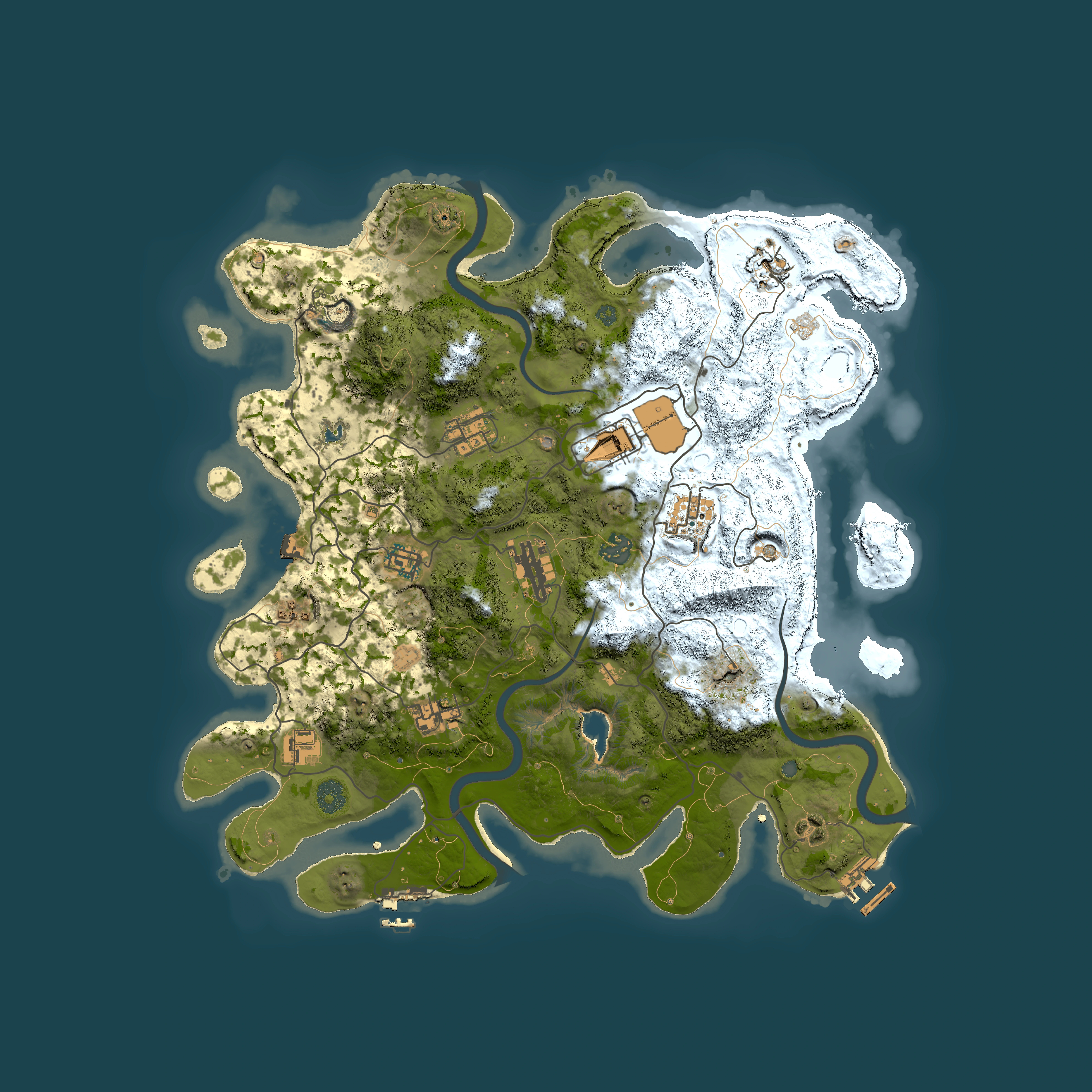 Full top-down render of Rust map seed 75179604, 4000x4000m