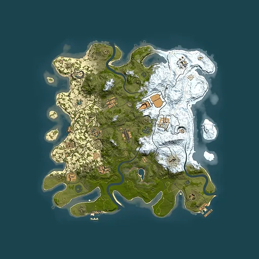 Rust map seed 75179604, 4000x4000m top-down preview