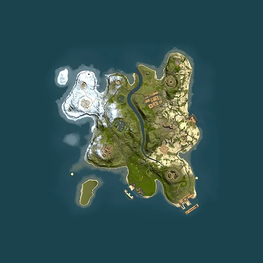 Rust map seed 1131774803, 2500x2500m top-down preview