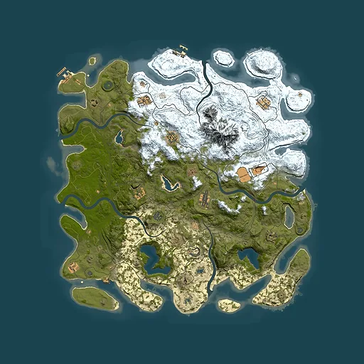Rust map seed 1994396252, 5000x5000m top-down preview