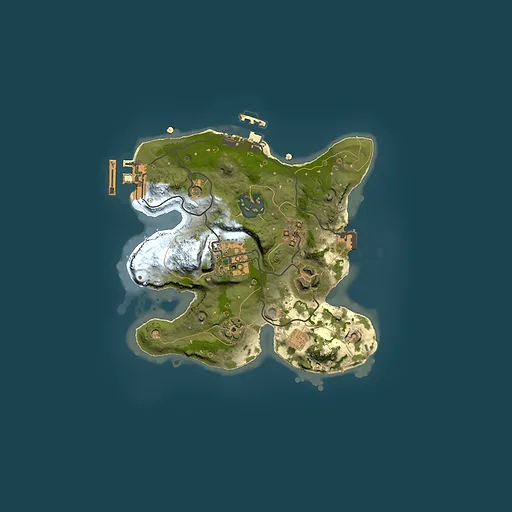 Rust map seed 125781807, 2000x2000m top-down preview