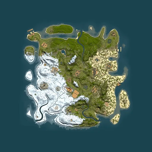 Rust map seed 1312877894, 4000x4000m top-down preview