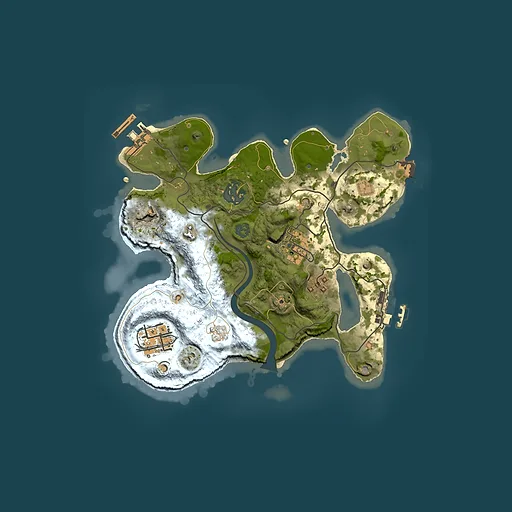 Rust map seed 1759529350, 2500x2500m top-down preview