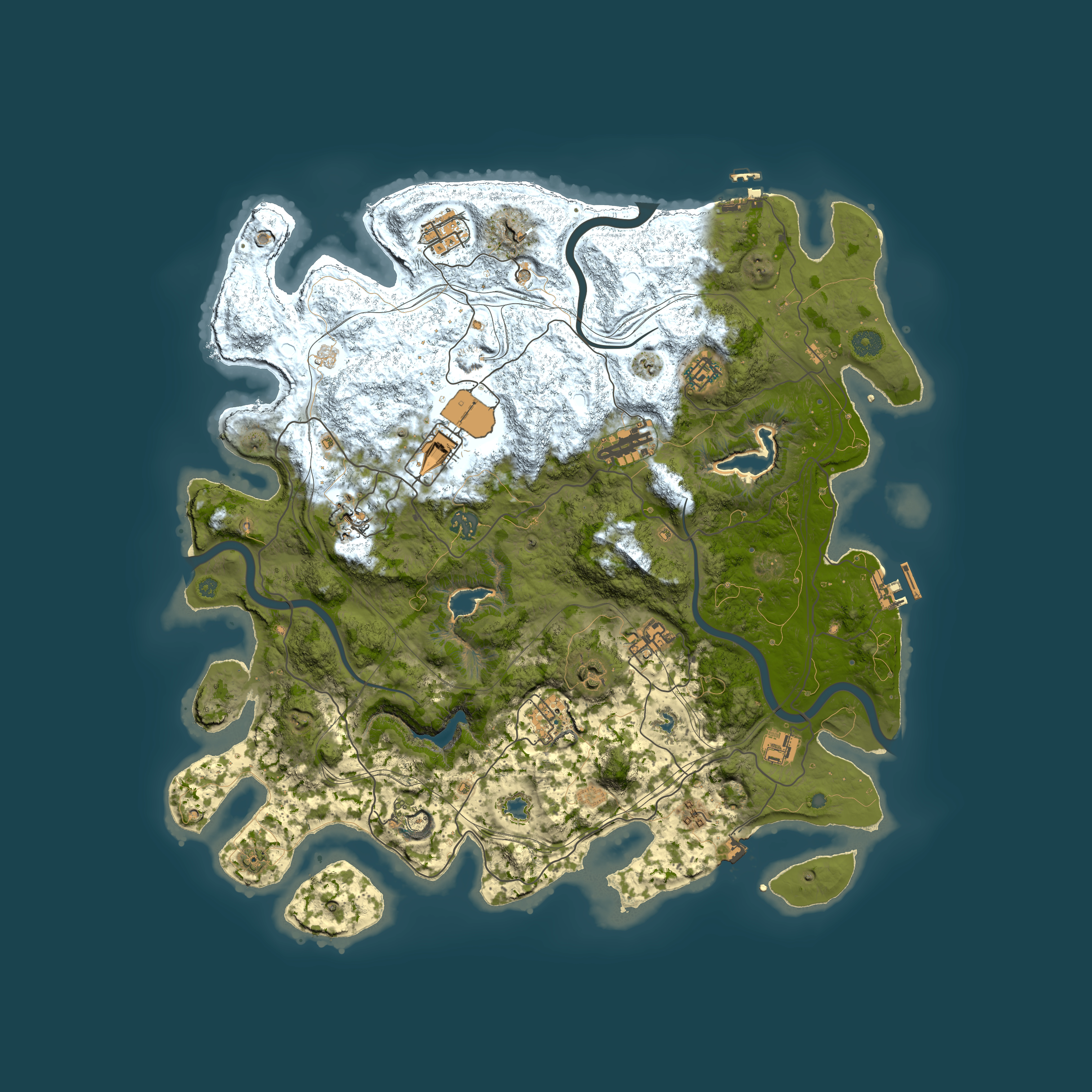 Full top-down render of Rust map seed 425962651, 4500x4500m