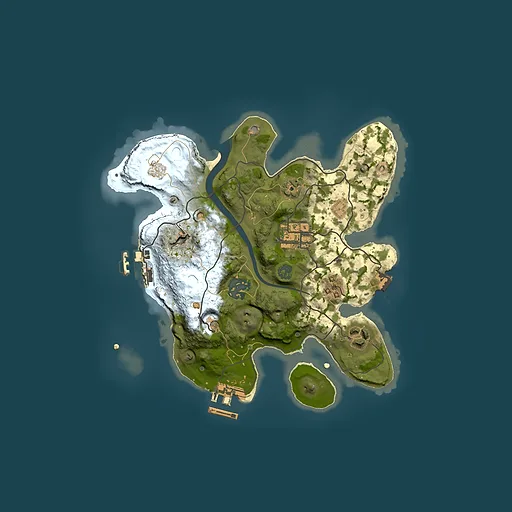 Rust map seed 2074960317, 2500x2500m top-down preview