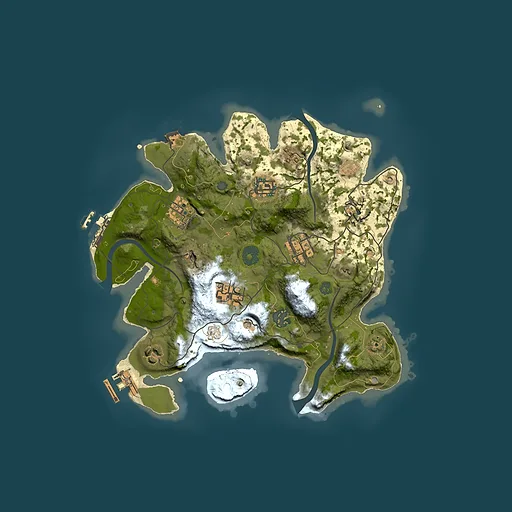 Rust map seed 1920654732, 3000x3000m top-down preview