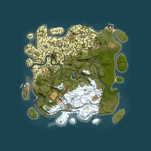 Rust map seed 382659716, 4000x4000m top-down preview
