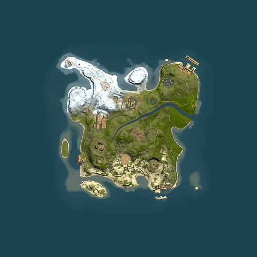 Rust map seed 2056765521, 2500x2500m top-down preview