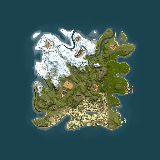 Rust map seed 1983740835, 3500x3500m top-down preview