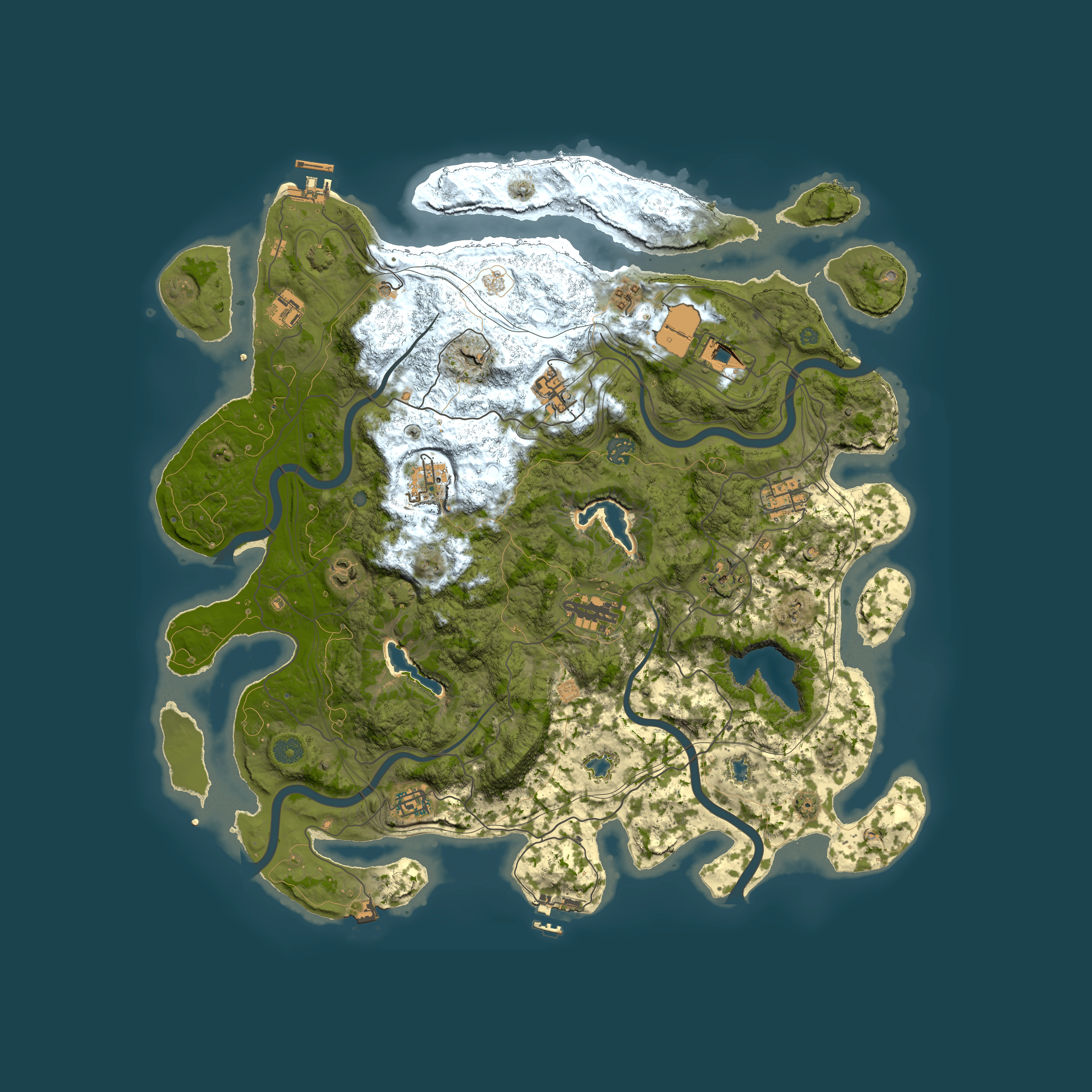 Full top-down render of Rust map seed 630909994, 4500x4500m
