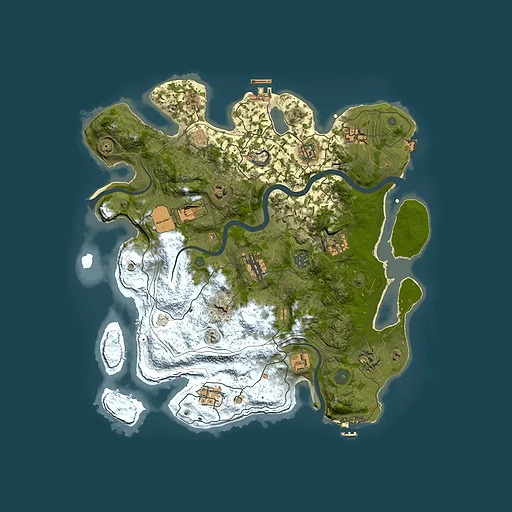 Rust map seed 1337, 3800x3800m top-down preview