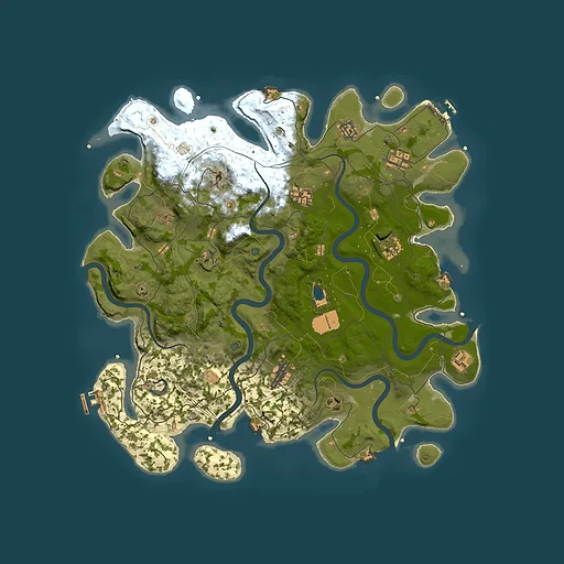 Rust map seed 807253091, 4199x4199m top-down preview