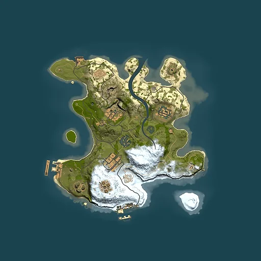 Rust map seed 1442330369, 2500x2500m top-down preview