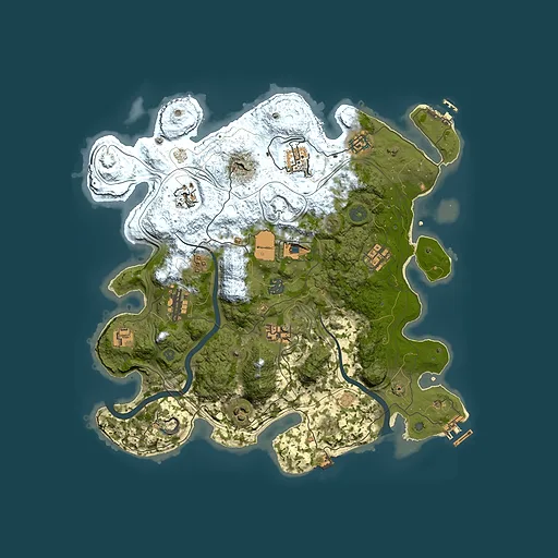 Rust map seed 1337, 3800x3800m top-down preview