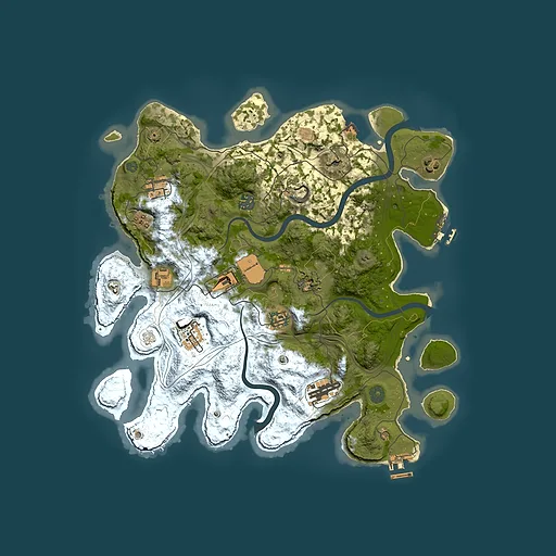 Rust map seed 1337, 3800x3800m top-down preview