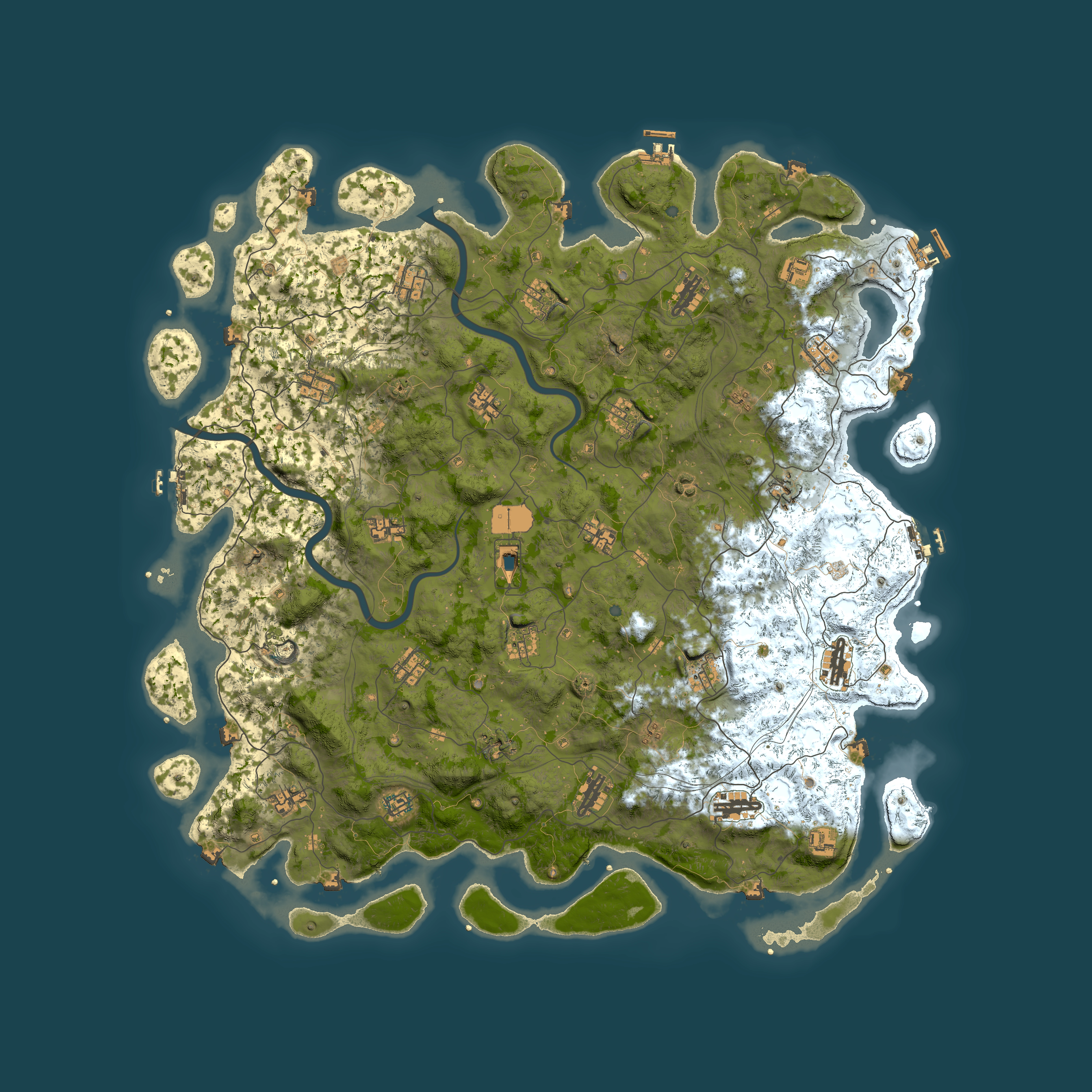 Full top-down render of Rust map seed 1982900049, 5499x5499m
