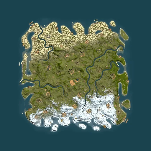 Rust map seed 2109855088, 5499x5499m top-down preview