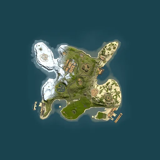 Rust map seed 2097687005, 2000x2000m top-down preview