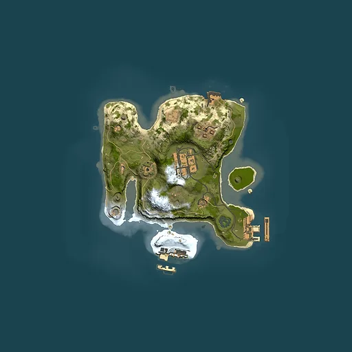 Rust map seed 1912345601, 2000x2000m top-down preview