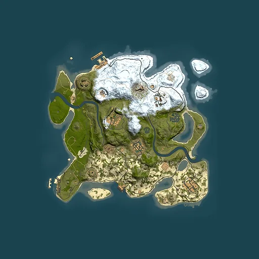 Rust map seed 1912345603, 3000x3000m top-down preview