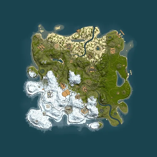 Rust map seed 918761751, 4000x4000m top-down preview