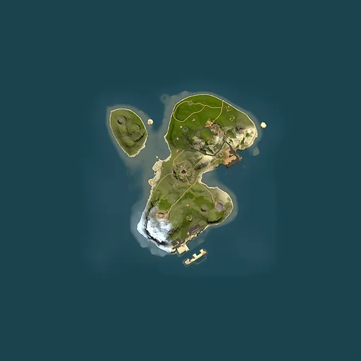 Rust map seed 1126075849, 1500x1500m top-down preview