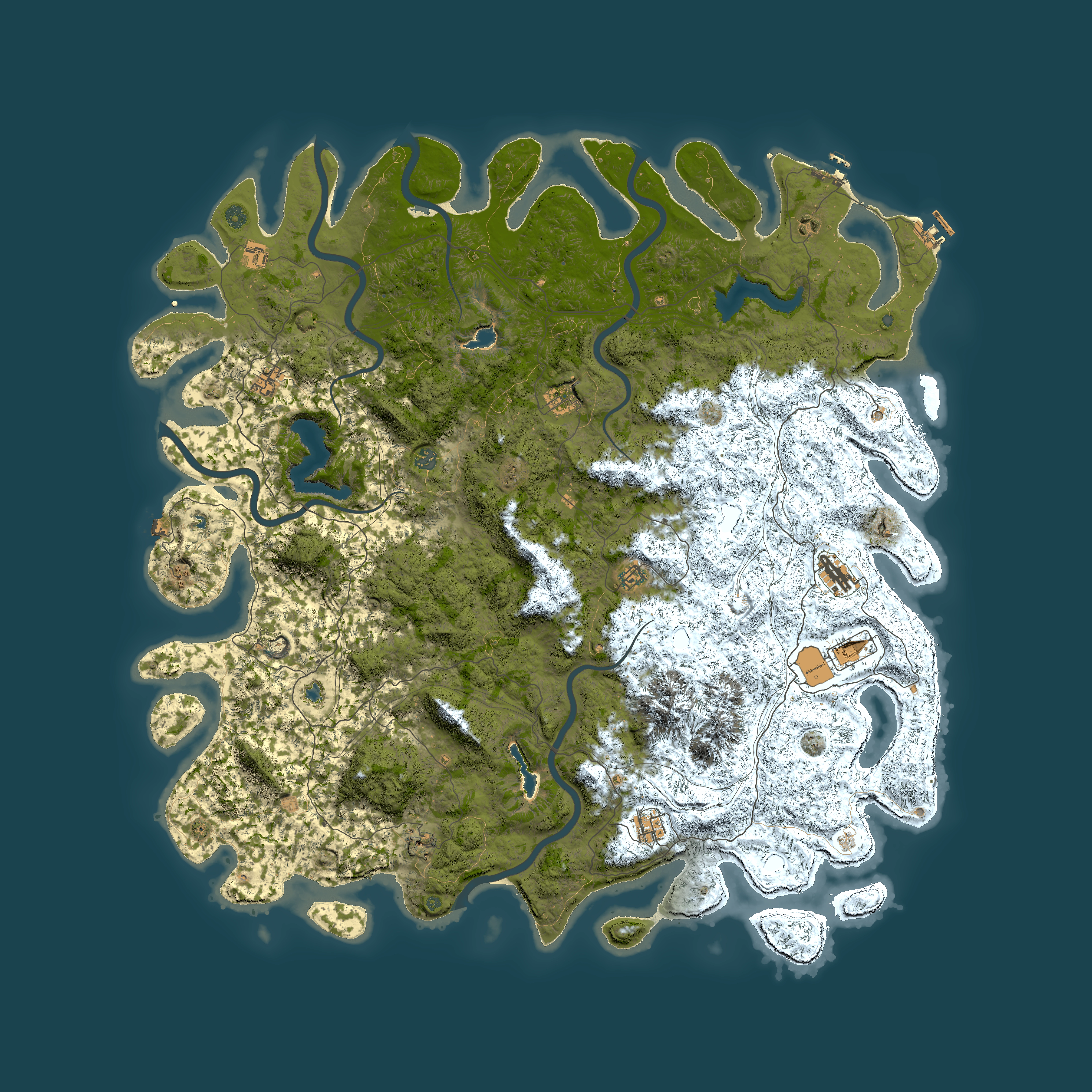 Full top-down render of Rust map seed 54329753, 6000x6000m