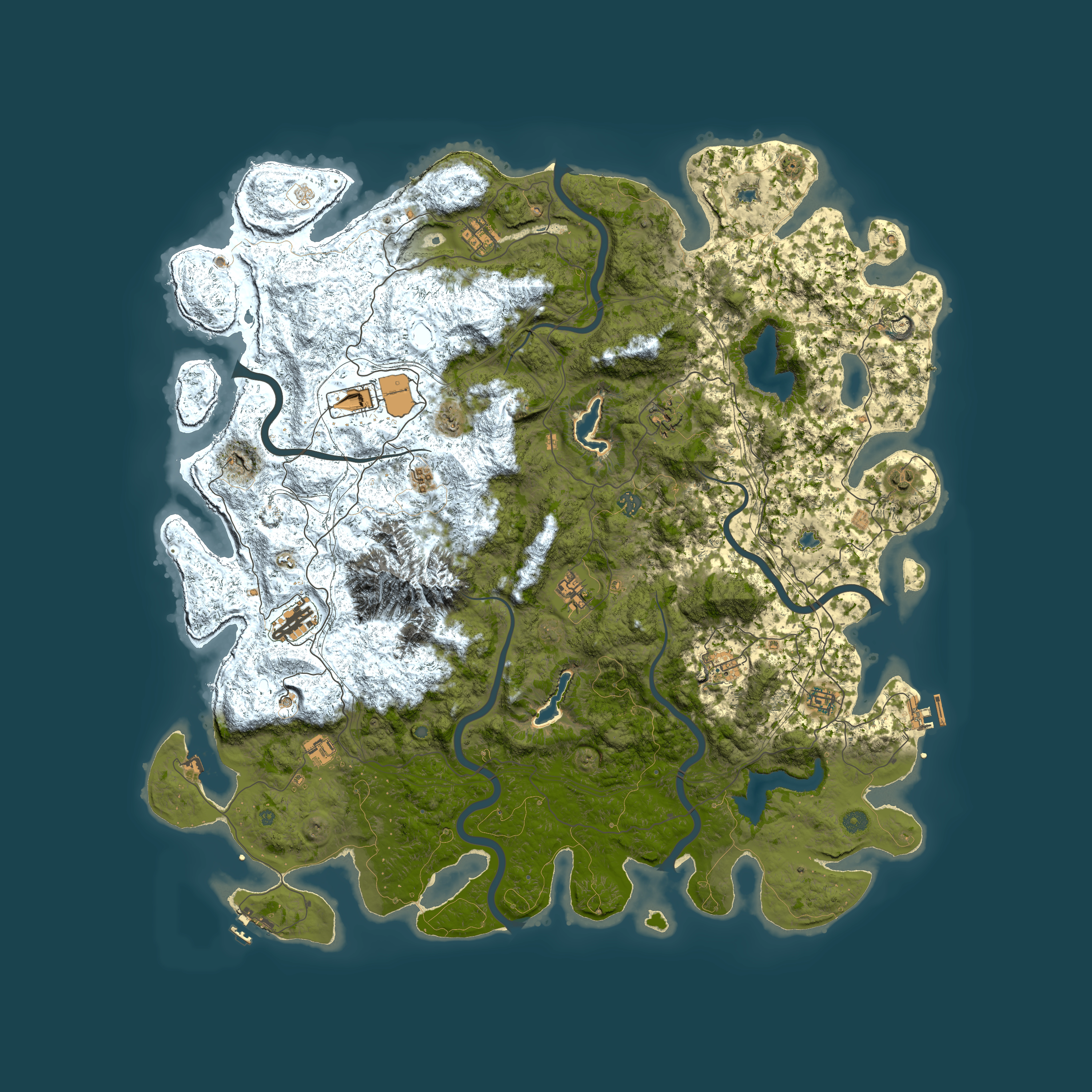 Full top-down render of Rust map seed 822382705, 5500x5500m