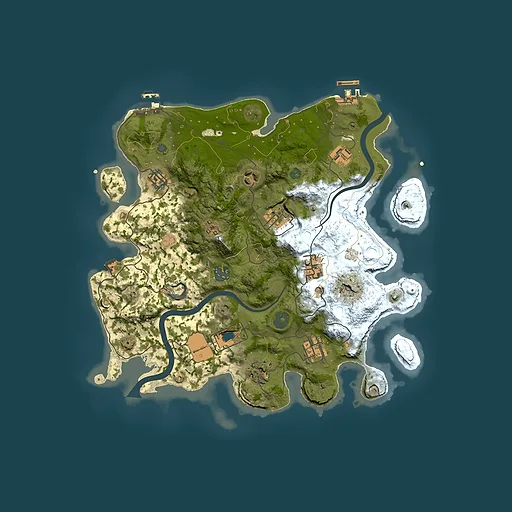 Rust map seed 1508126784, 3500x3500m top-down preview