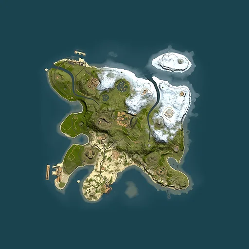 Rust map seed 844905261, 2500x2500m top-down preview