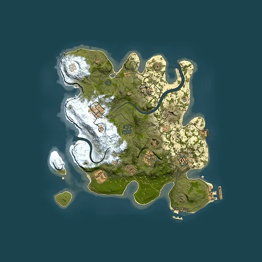 Rust map seed 1004039940, 3000x3000m top-down preview