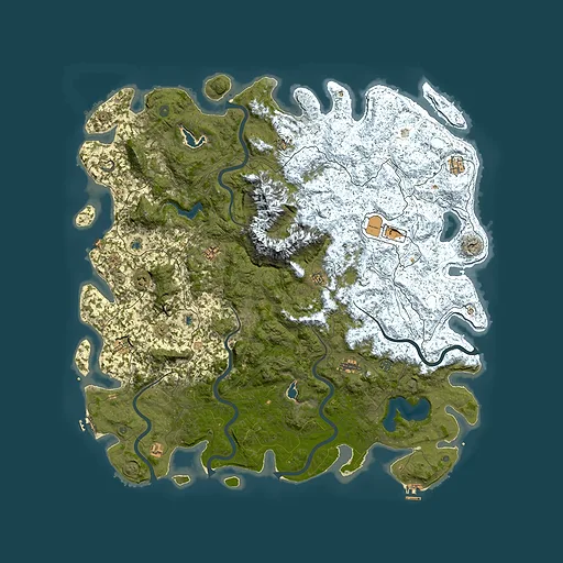 Rust map seed 1077597404, 6000x6000m top-down preview