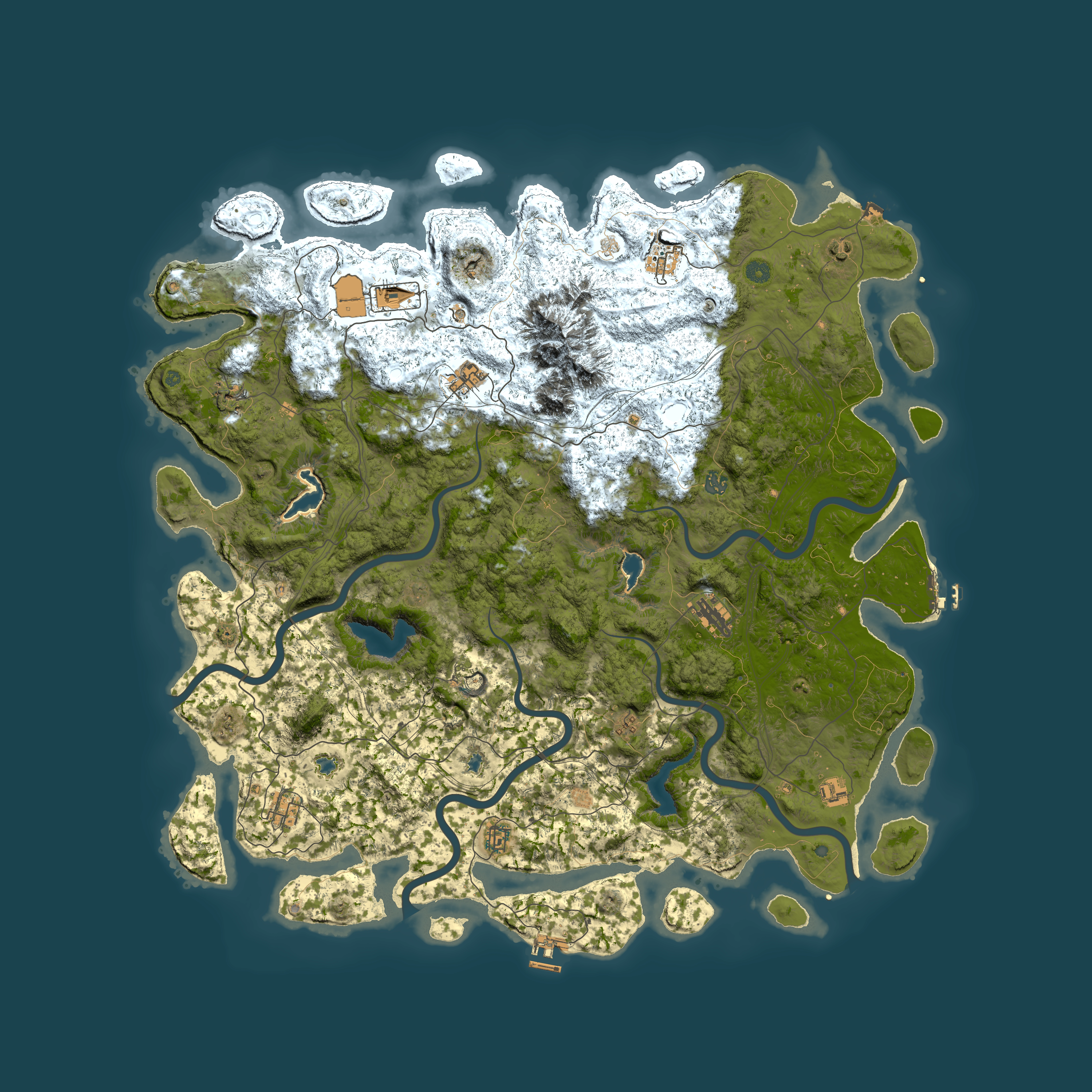 Full top-down render of Rust map seed 834389122, 5500x5500m