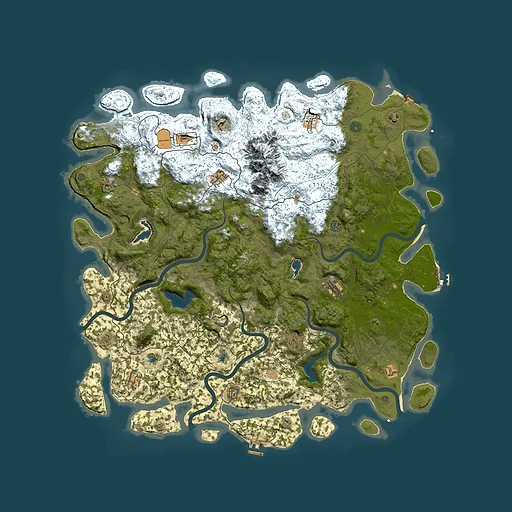 Rust map seed 834389122, 5500x5500m top-down preview