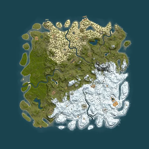 Rust map seed 692709328, 6000x6000m top-down preview