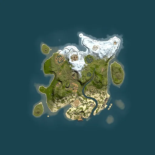 Rust map seed 916517904, 2500x2500m top-down preview