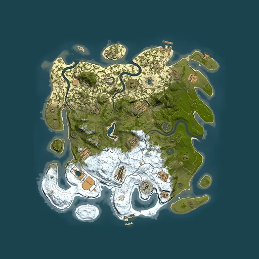 Rust map seed 1992702779, 4000x4000m top-down preview