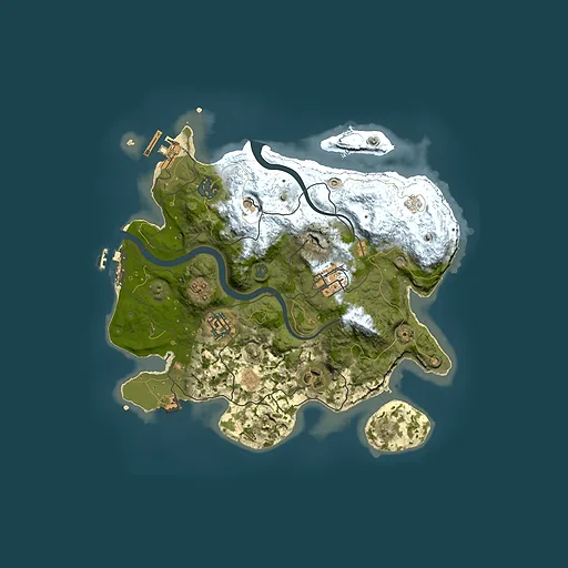 Rust map seed 1895522086, 3000x3000m top-down preview