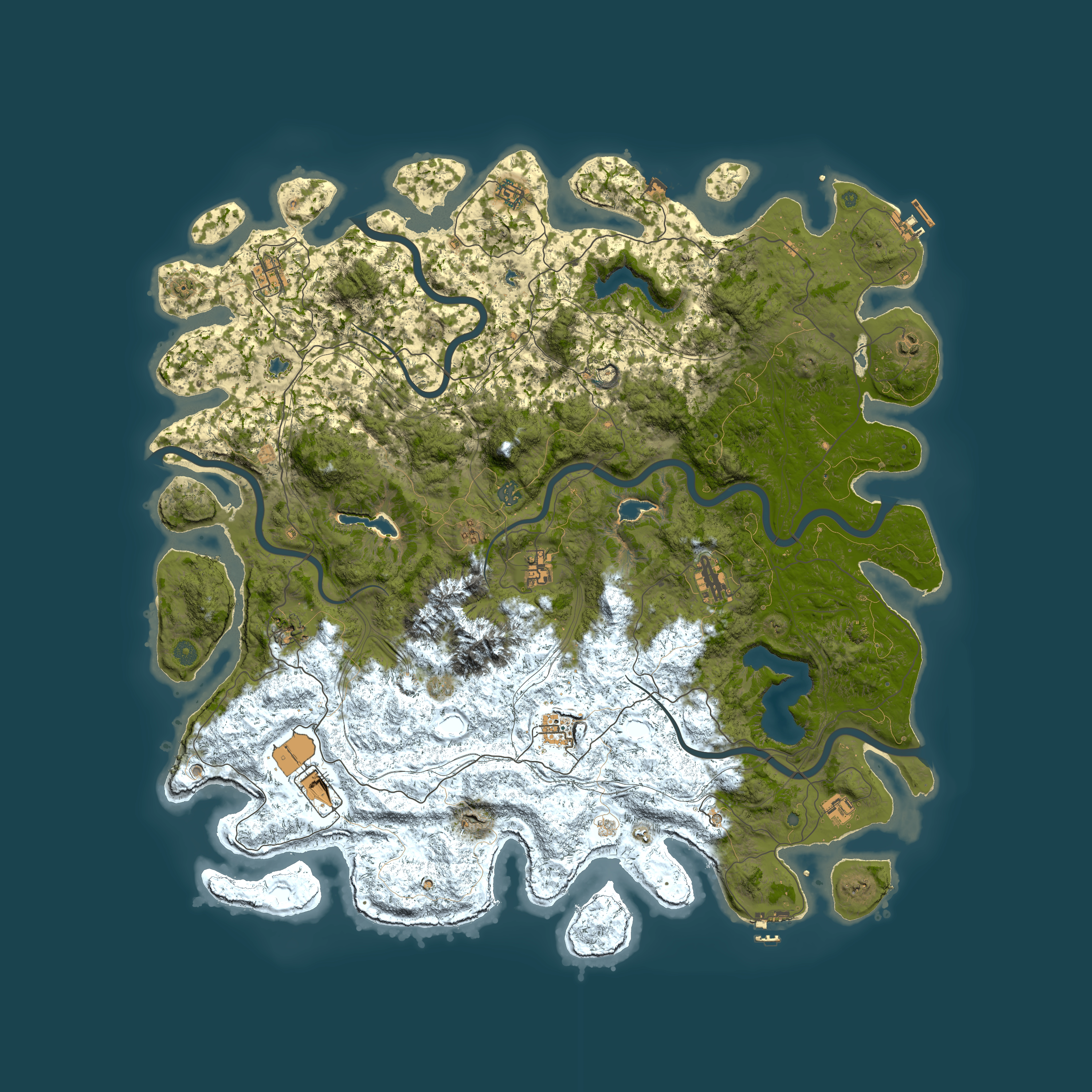 Full top-down render of Rust map seed 1137723346, 5500x5500m
