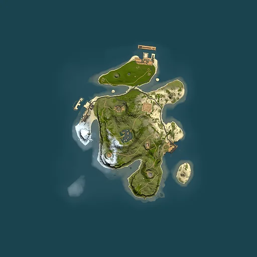 Rust map seed 1224361547, 2000x2000m top-down preview
