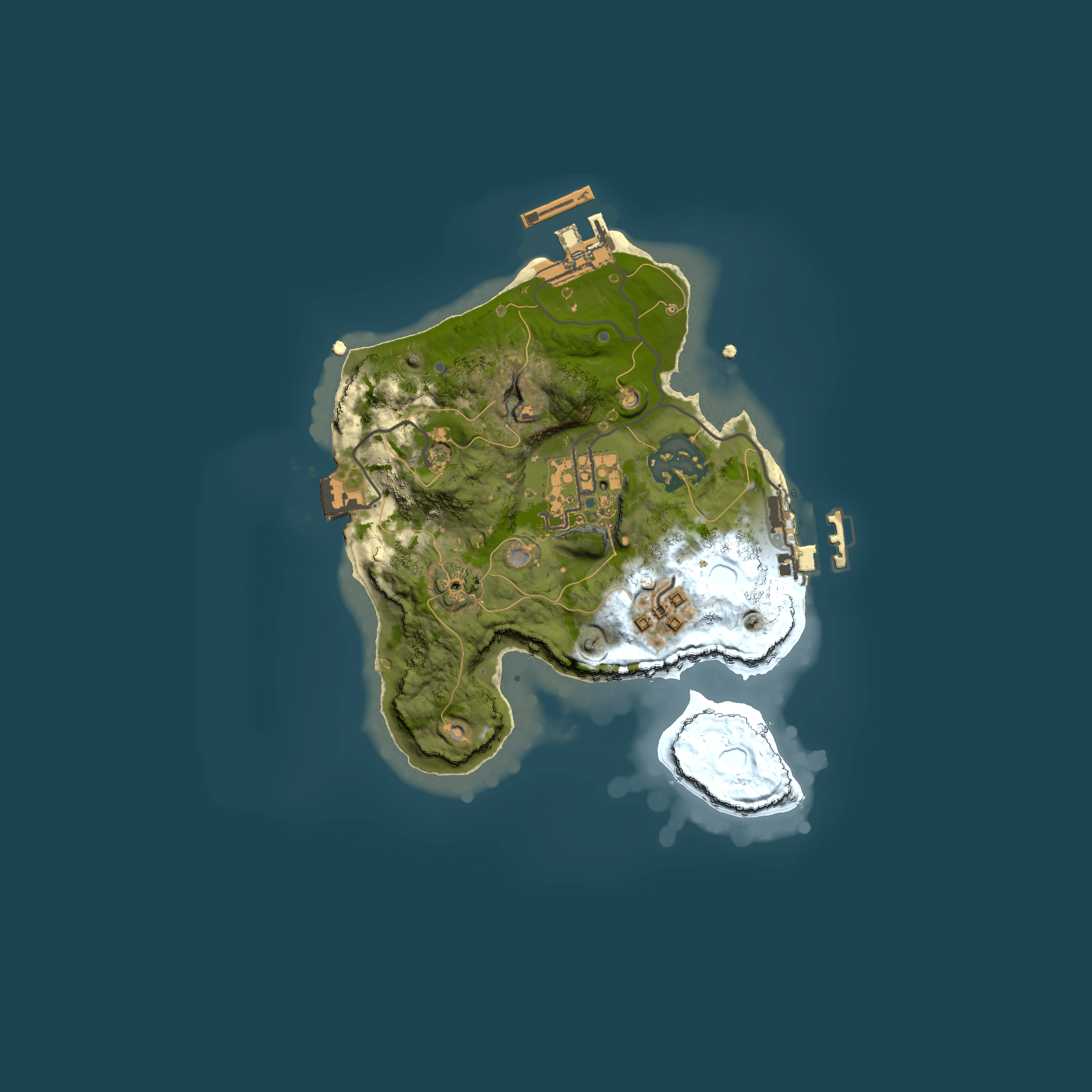 Full top-down render of Rust map seed 1582853672, 2000x2000m