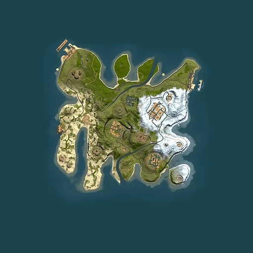 Rust map seed 155910802, 2500x2500m top-down preview