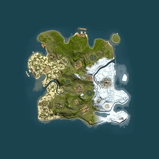 Rust map seed 1956468343, 3000x3000m top-down preview