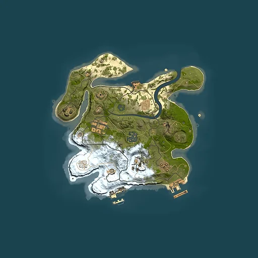 Rust map seed 1781256100, 2500x2500m top-down preview