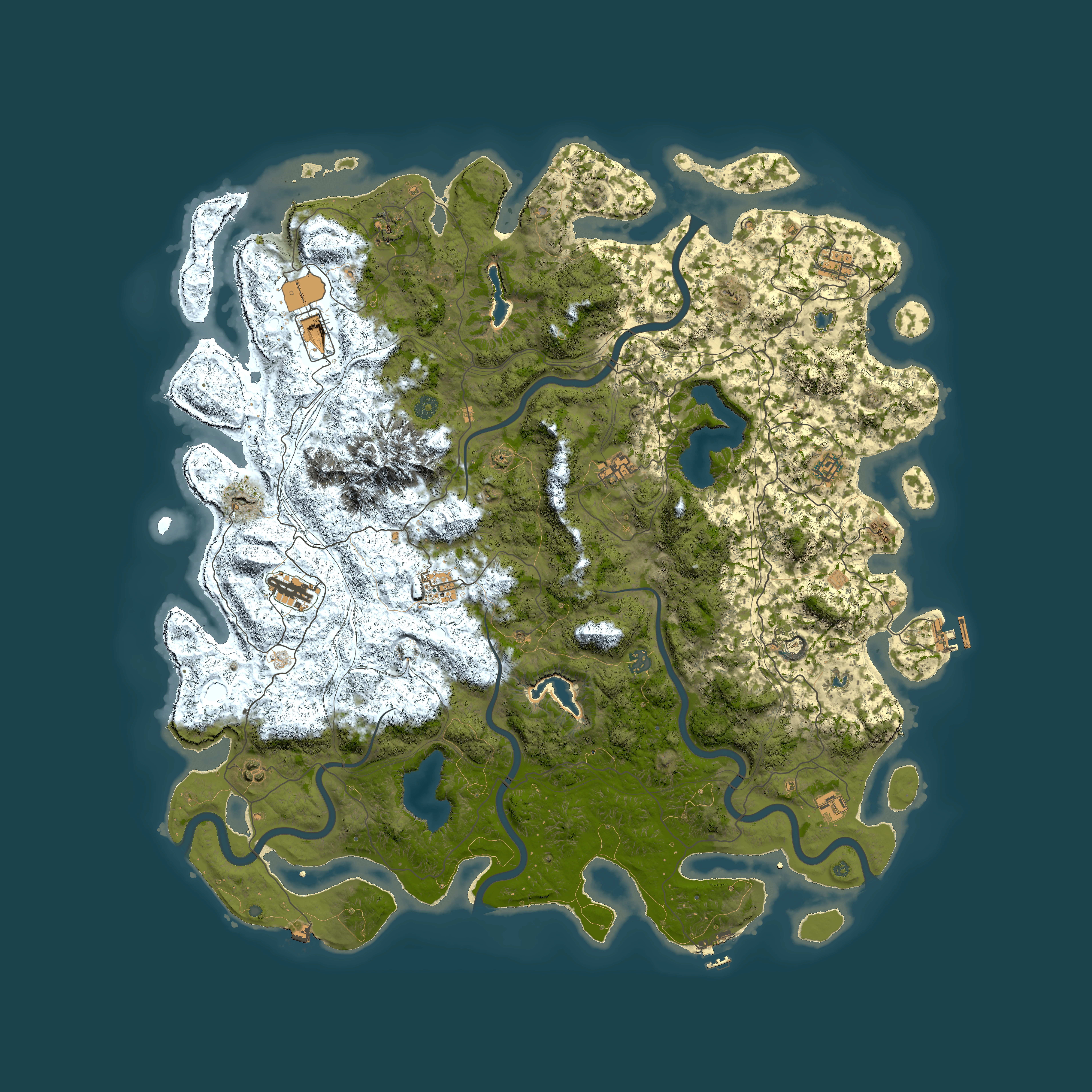 Full top-down render of Rust map seed 705962848, 5500x5500m
