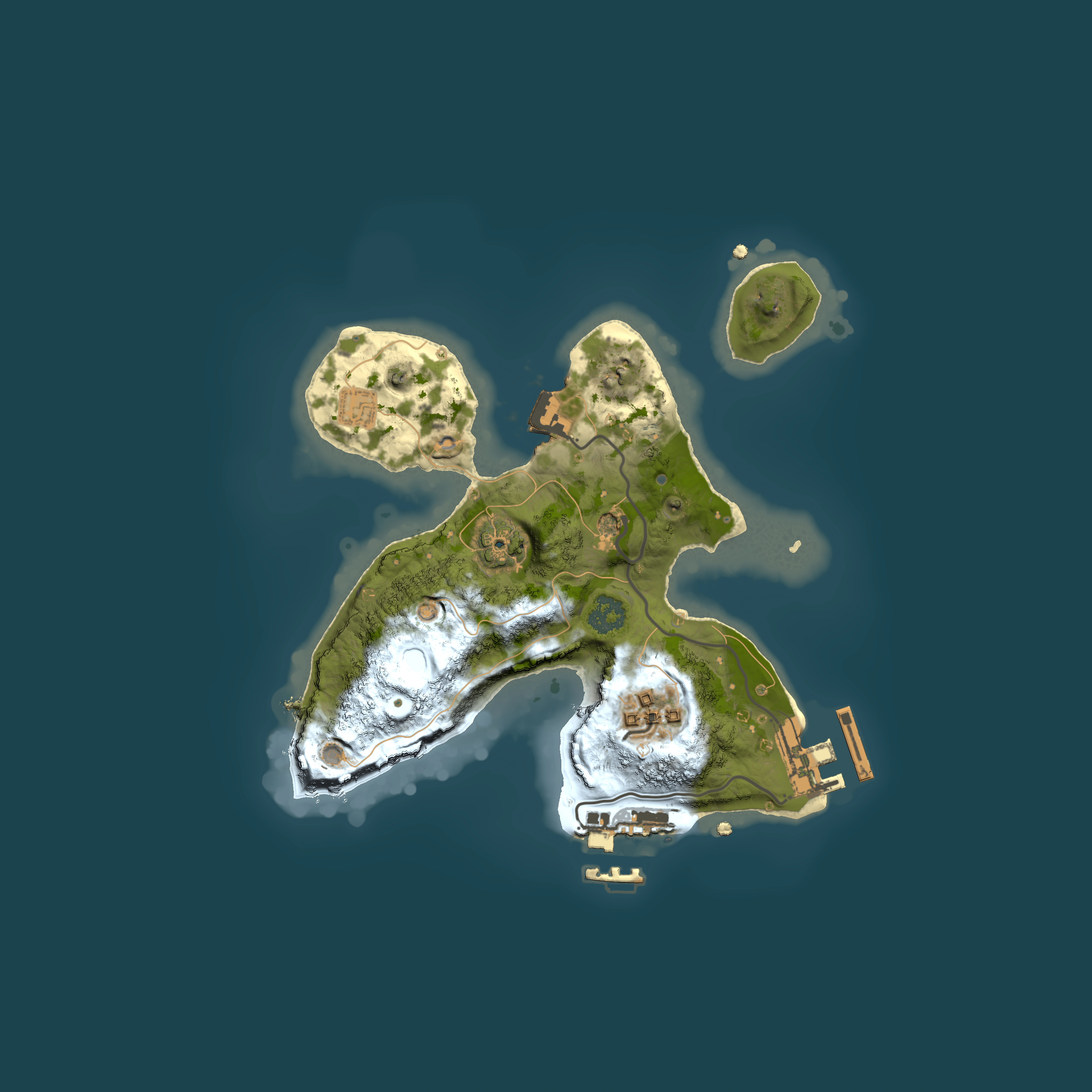 Full top-down render of Rust map seed 1915914353, 2000x2000m
