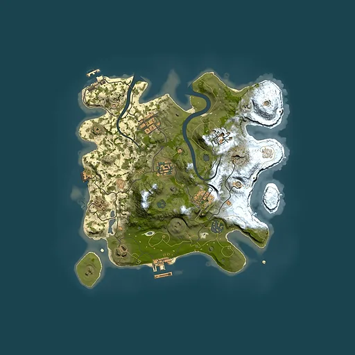 Rust map seed 1337008226, 3000x3000m top-down preview