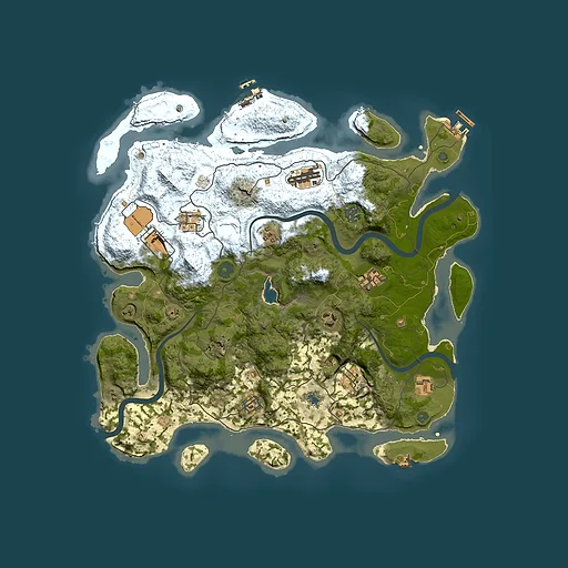 Rust map seed 1021872429, 4000x4000m top-down preview