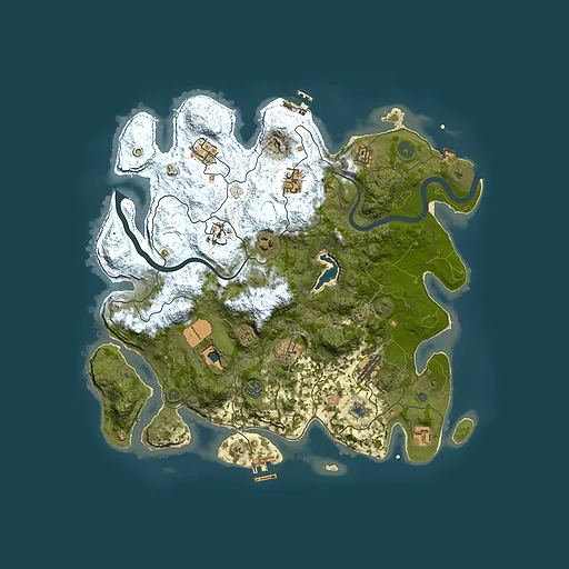 Rust map seed 940248411, 4000x4000m top-down preview