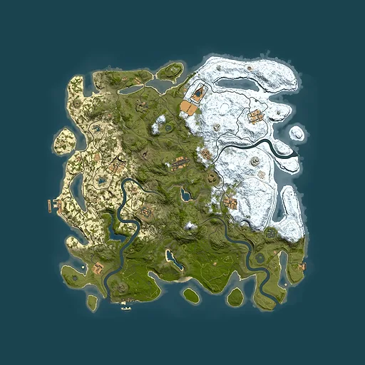 Rust map seed 369650619, 4500x4500m top-down preview